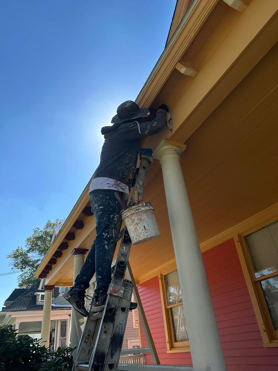 RealNickAMarino's tweet photo. It’s the attention to details Grand Slam Painting excels at doing.  

Almost done with both exteriors, can’t wait to showcase the finish product ⚾️💯🎨 

https://t.co/0OhOYYlMX8
.
.
.
.
.
.
#victorianarchitecture #victorianhousepainters #grandslampainting #nickmarino #NJpainters https://t.co/cKjf5ilbp7