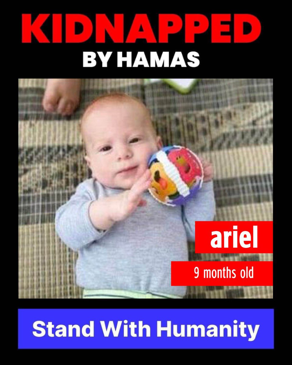 Hamas is ISIS.

who kidnaps babies?

Don't look away.

#HamasisISIS