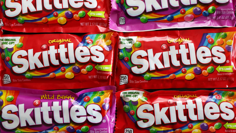 A bill that became known as the 'Skittle ban' is now California law: California became the first state in the nation to ban the use of four food additives commonly found in thousands of products across the United States, including cereals, sodas and candies. - Gavin is running