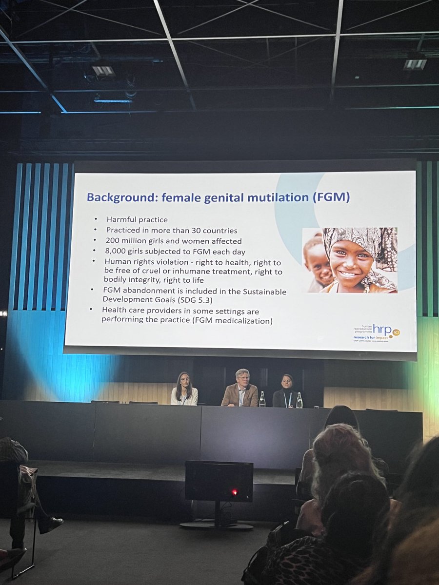 Such an important session at #FIGO2023- focusing on both prevention and treatment of FGM.