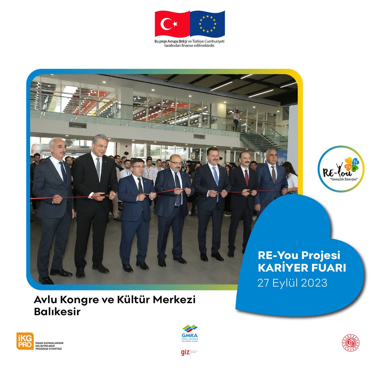 ReYouProject's tweet photo. Yenilenebilir enerji sektörünün geleceği Balıkesir'de buluştu!
#reyouproject
@IKGPRO @csgbakanligi @EUDelegationTur @GMKAjansi @onsekizmartuni @TUREB_TWEA @GunderSolar @TCEnerji @TCSanayi https://t.co/O913GqRHGy
