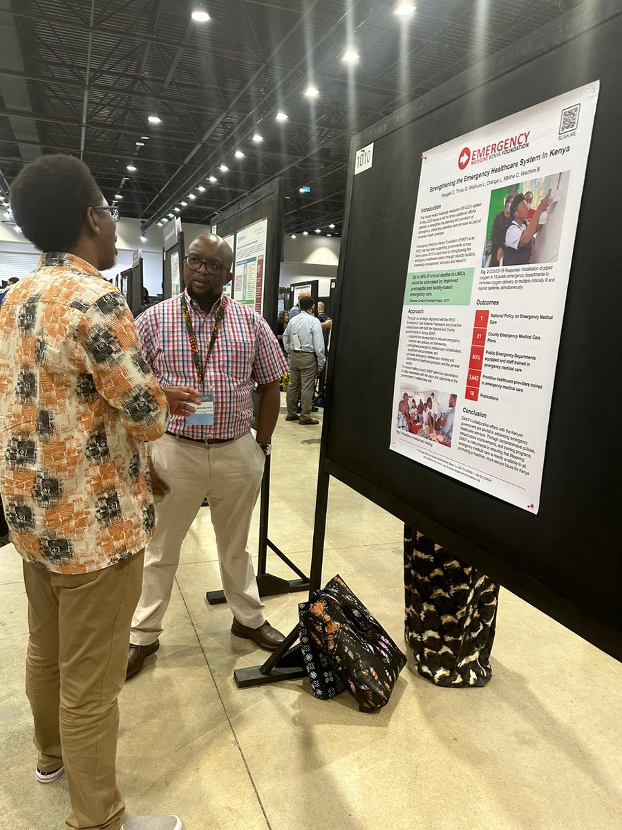 emkefoundation's tweet image. Building emergency healthcare systems in Kenya 🇰🇪 and across other LMICs can address up to 54% of annual deaths...that's all we are saying and doing. Check out our poster at #GCAM2023  @gatesfoundation @gchallenges #GrandChallenges 

#EMKF #emergencymedicine #savinglives