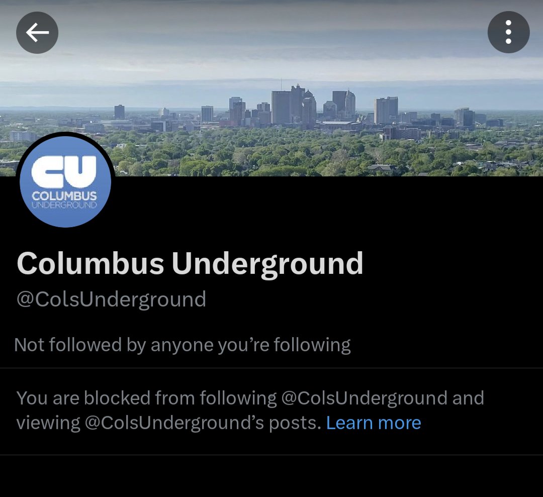 marknoble's tweet photo. This is the post that the "journalists" at Columbus Underground felt warranted a block. 🤣

They can't publicly respond to a simple question from a former City Council candidate. https://t.co/OhmKIbRAcT