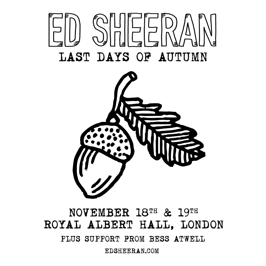 BessAtwell's tweet image. After a year off, I thought I'd ease myself back in gently @edsheeran