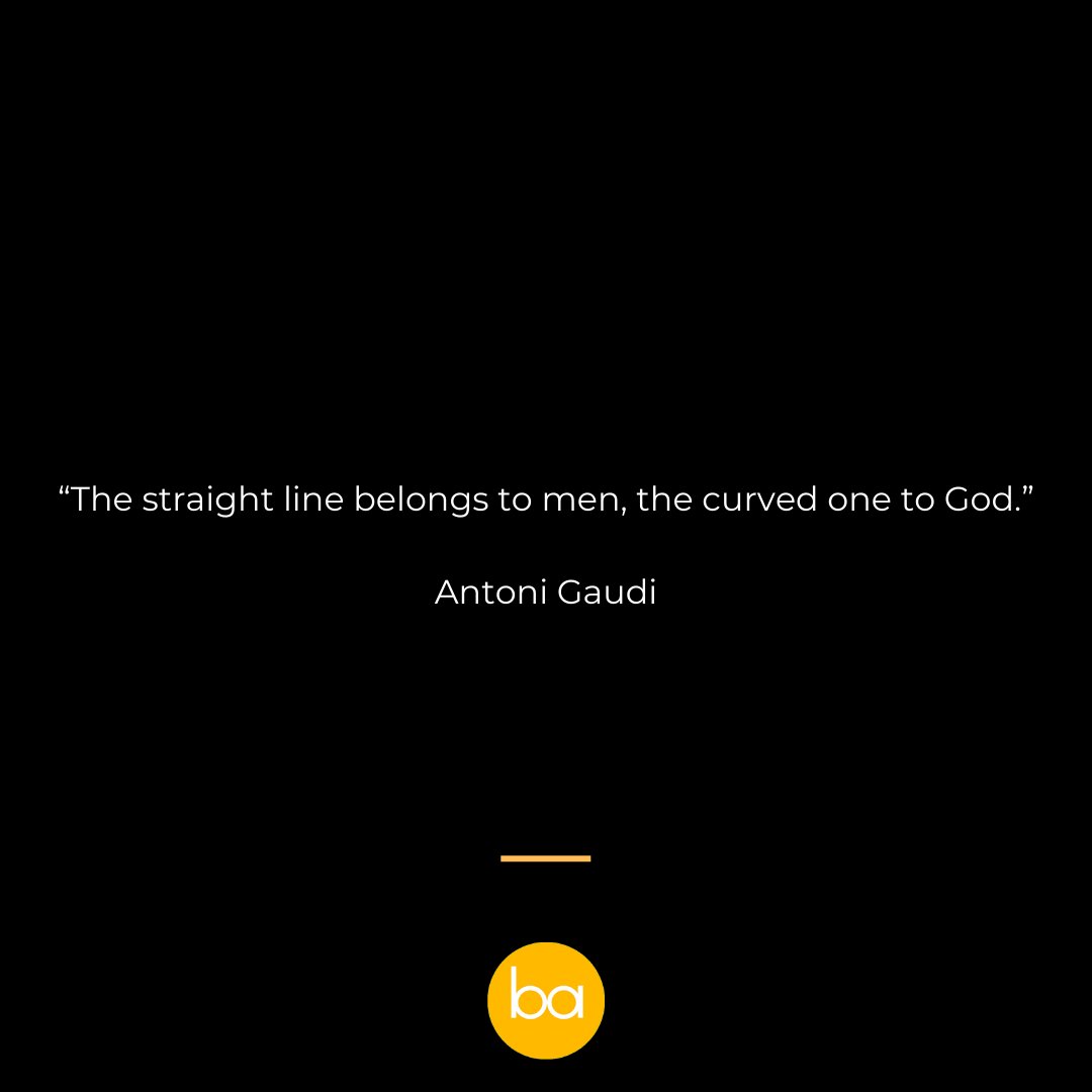 BlessedArch's tweet photo. #quoteoftheday #AntoniGaudi https://t.co/DvP5q3dEEb