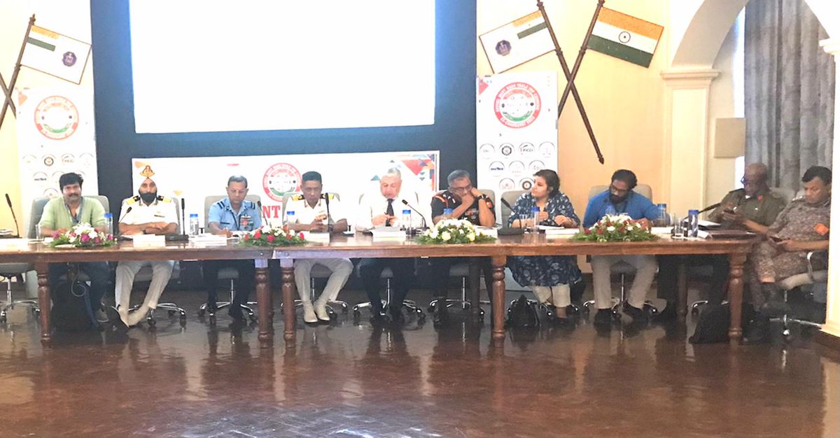 Engaging day at the Annual Humanitarian Assistance & Disaster Relief exercise #Chakravat:

@DrRHarikumar1, Scientist, #INCOIS participated in the tabletop exercise today. Our exhibition stall was buzzing with activity as our scientists showcased the diverse #INCOIS services.