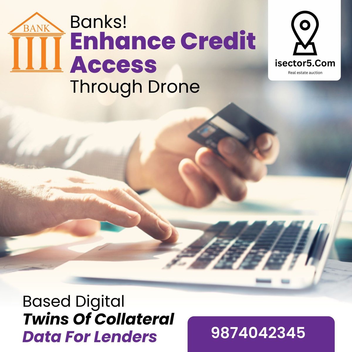 Banks! Enhance Credit Access through Drone Based digital twins of Collateral Data for lenders
Call - +91 9874042345

#banks #finance #money #banking #credittips #creditispower #bank #business #cash #financialfreedom #fintech #creditunions #india #economy #credit #creditrepair