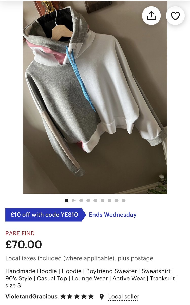 violetandgraci1's tweet photo. Spend Β£40 and get Β£10 off with code YES10 π ends tomorrow π #etsy #sale #coupon #10 #off #handmade #violetandgracious #shopsmall #shoplocal #shopunique #bespoke #alwayshandmade https://t.co/umAopbSIHK