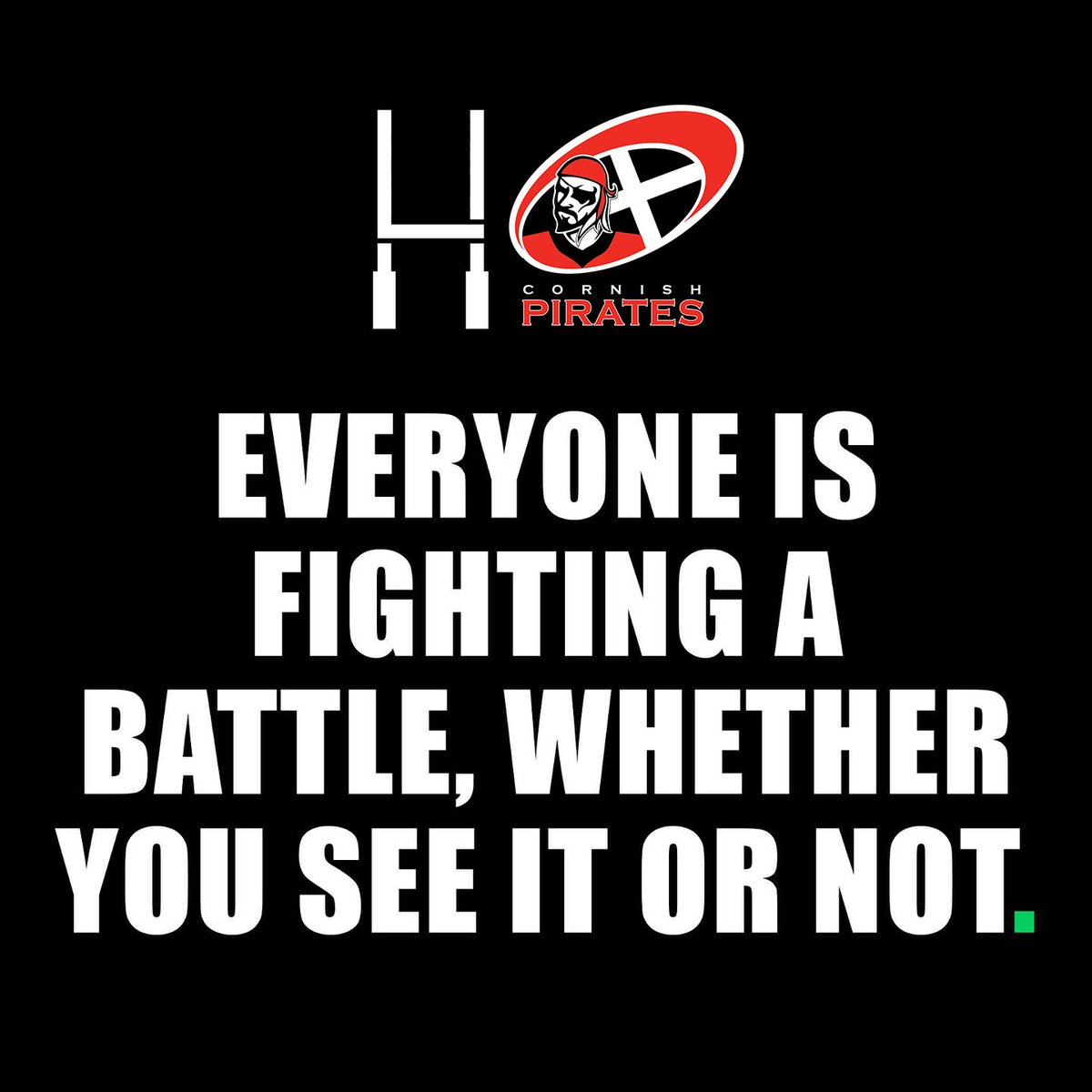 Everyone is fighting a battle, whether you see it or not. 

Be kind 💚 #WorldMentalHealthDay 

<a href="/LooseHeadz/">LooseHeadz</a> l #COYP