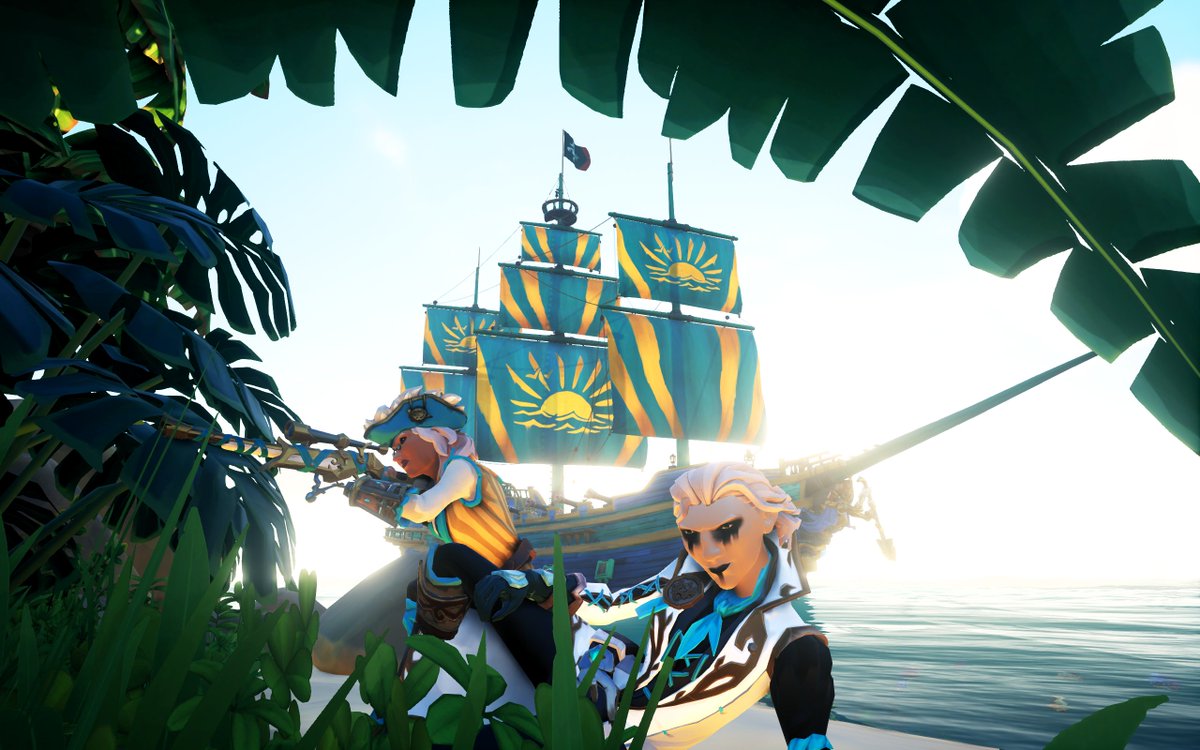 SeaOfThieves's tweet photo. The curtain is closing on the latest #SoTShot theme, Musical Mayhem, but there are still 24 hours left to take to a stage and share some screenshots using #SoTShot and @SeaOfThieves! Do so before Oct 11th (11am UTC) for a chance to win the Golden Hour Sails.

📸 @Yan5201314Yan https://t.co/4fIE2bog7f