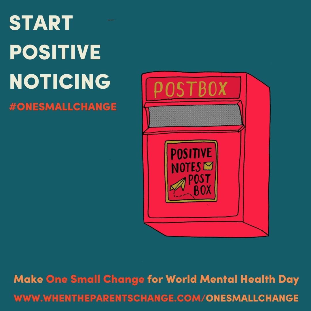 On #WorldMentalHealthDay let's highlight the good stuff.

Positive noticing is simple, practical and highly effective.

whentheparentschange.com/positive-notic…

Notice effort. 🏷️
Notice excellence. 🏷️
Notice engagement. 🏷️
Notice when people go above and beyond. 💚

#OneSmallChange #WMHD23 #SLT