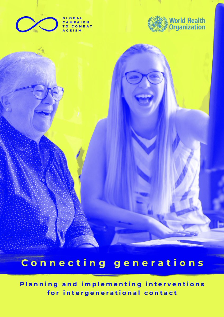 🚨 NEW RESOURCE 🚨 The Global Campaign to Combat #Ageism has just released a new guide on effective intergenerational practice! #AWorld4AllAges Download the new guide now, or read on to learn more about bringing people of all ages together 🧵⬇️ 🔗 bit.ly/connect-genera…
