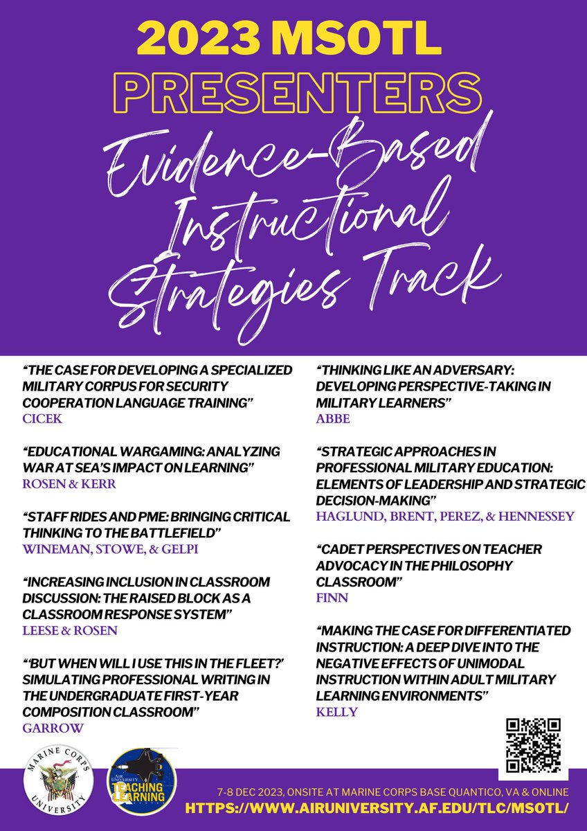 Air University Teaching & Learning Center tweet media