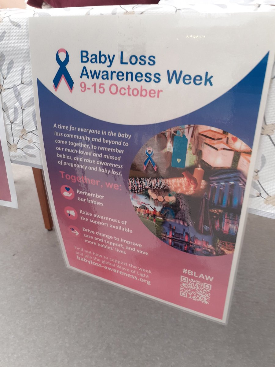 Come and join us, @maximus @atkinson_laura1 at our #WorkdMentalHealthDay and #BabyLossAwarenessWeek stand, next to Costa Coffee. Find out about what we have on offer for mental health & leave a remembrance note or join the wave of light for baby loss @WalsallHcareNHS