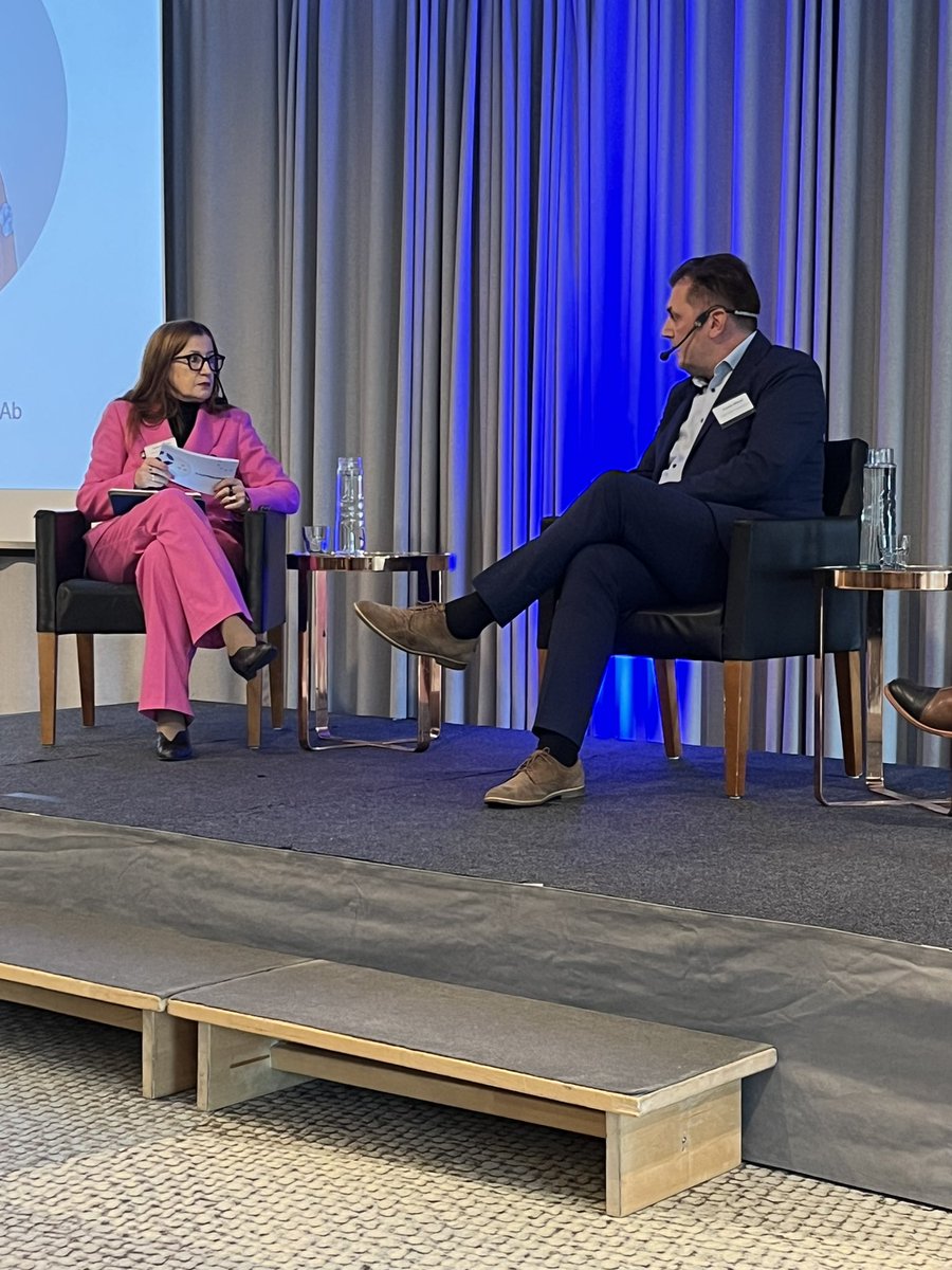 PortOfHelsinki's tweet photo. Mikael Ruhala says the investments on green solution are in millions at the moment. Sea transports will be the most environmentally friendly means in the future as well. #stadinsatama #k2hel #portofhelsinki https://t.co/XbAmmd9Fn1
