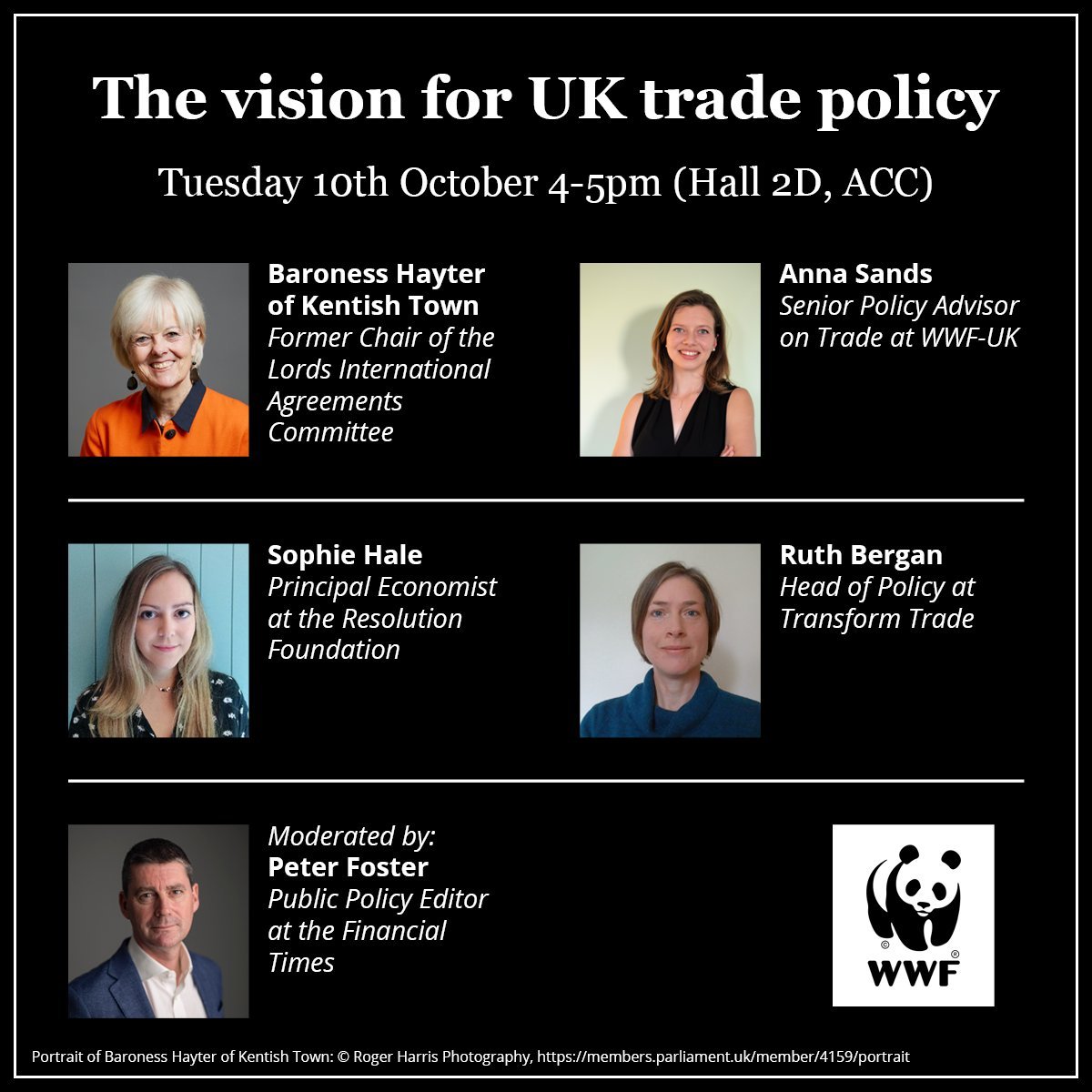 📢Head of policy @RuthBergan will be talking trade justice at #LabourConference23 at 4pm today alongside @HayteratLords @resfoundation & @wwf_uk - do come along if you're at the conference!