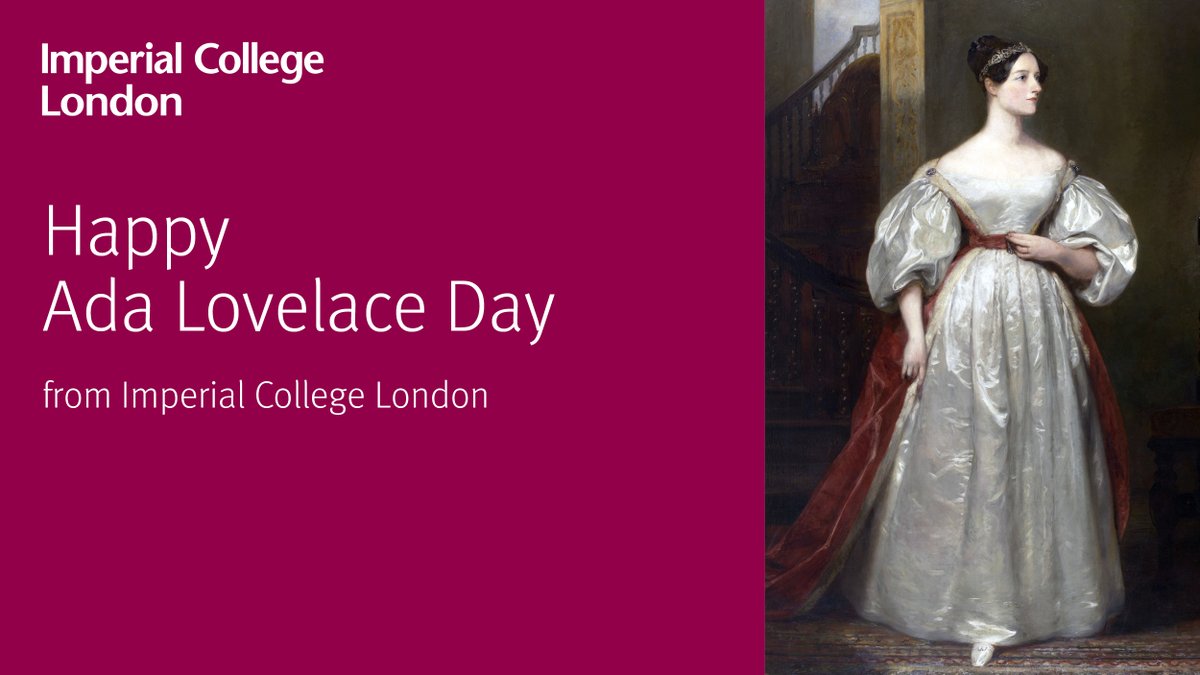 imperialcollege's tweet image. Happy #AdaLovelaceDay!  

Known for her pioneering work in computing and her trailblazing role for women in STEM, today not only celebrates her but all women in STEM 👩‍🔬 

Meet 5 women at Imperial making their mark  
👉 imperial.ac.uk/Stories/making…