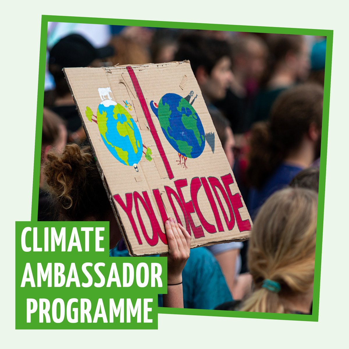 GreenCampusIE's tweet image. Applications for #climateambassadors are now open to staff and students in #GreenCampusIreland sites!

This is an opportunity to take meaningful action and make positive changes in your campus and community. 

Visit climateambassador.ie to find out more!