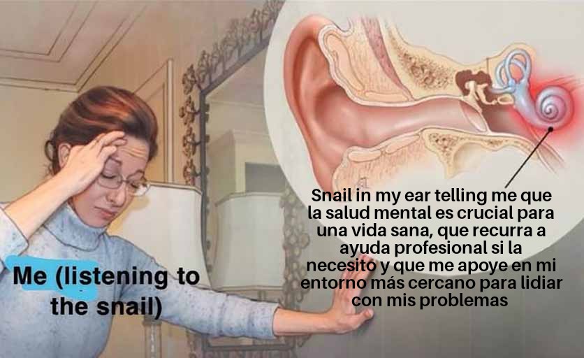 Lestonnac_330's tweet photo. Feliz #DiaMundialdelaSaludMental, hagan caso al caracol 🐌🐌 https://t.co/OBnyql420M