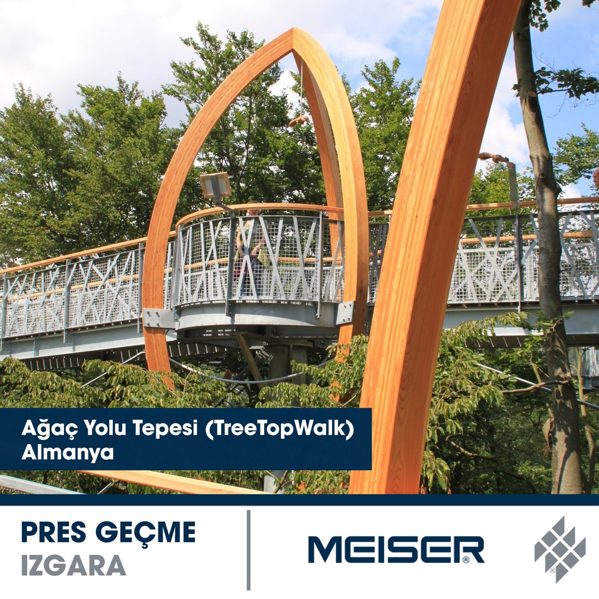 MeiserTR's tweet photo. #TreeTopWalk (Ağaç Yolu Tepesi), Almanya Hessen'de tüm aile ile birlikte gezmek adına heyecan verici gezi yerlerinden biri olan Edersee Baumkronenweg'deki Ağaç tepesindeki yolların herkes tarafından erişilebilir olması #meiserizgara il..
Devamı için:
👉🏻 https://t.co/l27RrVxDPV https://t.co/PX1XvFsUQI