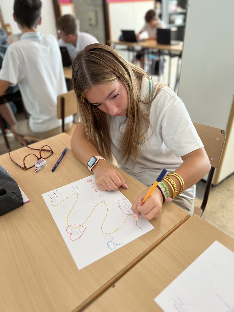pmariasantcugat's tweet photo. A emprenedoria de 4t ESO hem creat el “camí cap a l’èxit”, per establir metes a curt termini tan acadèmiques com personals #iiin #emprenedoria #santcugat https://t.co/0KZ8g7mThc