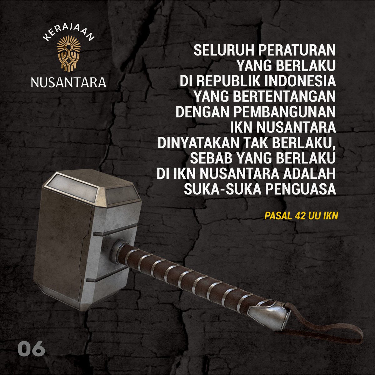 FraksiRakyatID's tweet photo. Di #RepublikAjaib, prinsip kebijakan dijalankan atas dasar suka suka penguasa, sementara rakyat menanggung akibatnya. 👍

#ReferendumRakyat https://t.co/AtUf5U56ND