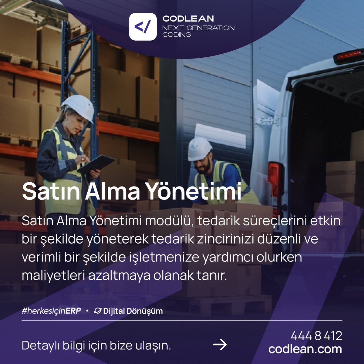 Satın Alma Yönetimi modülü, tedarik süreçlerini etkin bir şekilde yöneterek tedarik zincirinizi düzenli ve verimli bir şekilde işletmenize yardımcı olurken maliyetleri azaltmaya olanak tanır.

İlgili Modül: Satın Alma Yönetimi
codlean.com/tr/codlean-erp…

#satınalmayönetimi #codlean