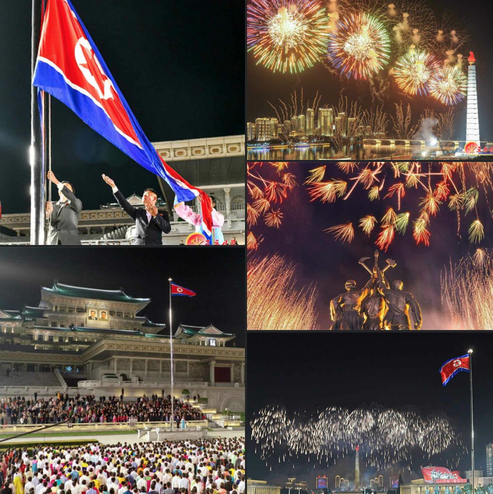 Kore İşçi Partisi'nin 78. yaşı Kim Il Sung meydanında çoşkuyla kutlandı. 
The 78th anniversary of the Workers' Party of Korea was celebrated with enthusiasm in Kim Il Sung Square.