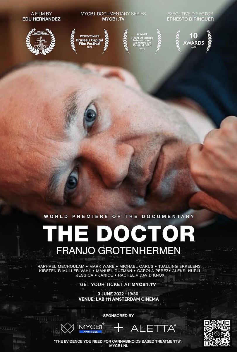 The IACM Patient Council is delighted to share the FREE release of the award winning documentary about cannabinoid pioneer, physician, founder of the IACM &amp; supporter of our work, Dr Franjo Grotenhermen. #cannabis #medicinalcannabis   

View here: bit.ly/3RTYEsm