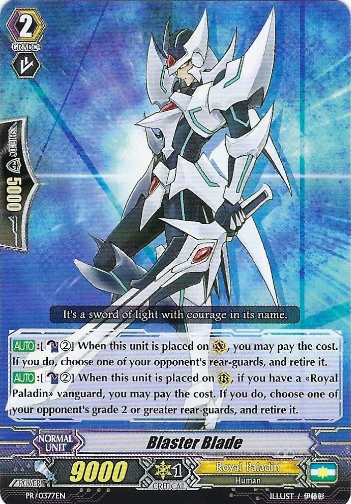 Time for card art of the week!! This week (as yesterday was Thanksgiving here in canada) I'd like to give my thanks to one of the cards that started it all for our favorite game, BLASTER BLADE!! 

A Vanguard for all, a friend and memory for life
#CAOTW #CardfightVanguard