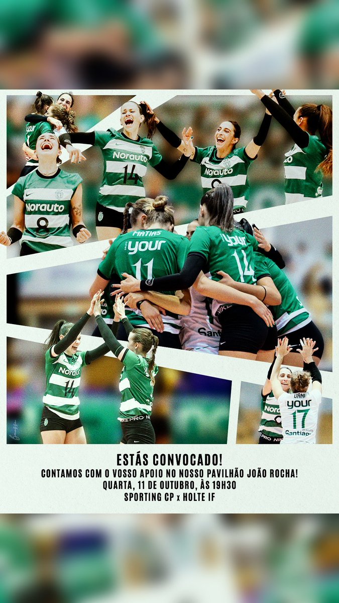 Amanhã 💪🦁💚

Todos juntos nesta estreia nas Competições Europeias! Uma conquista nossa, que seria impossível sem vocês! 💪