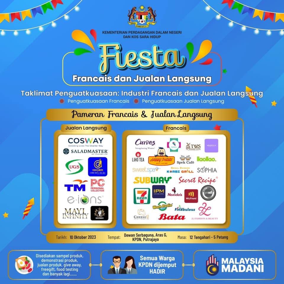 IPMEnquiry's tweet photo. 🎊🎉 “Fiesta Francais dan Jualan Langsung” di Kementerian Perdagangan Dalam Negeri dan Kos Sara Hidup Malaysia (KPDN). 🇲🇾🇲🇾👍👍😎😎 Terima kasih atas jemputan dan sokongan daripada KPDN! 💙💚

👨‍💻👩‍💻Visit us: https://t.co/JeeTwJiiPf 

#ipmprofessionalservices #IPMFranchise https://t.co/RgTuEfQLF4