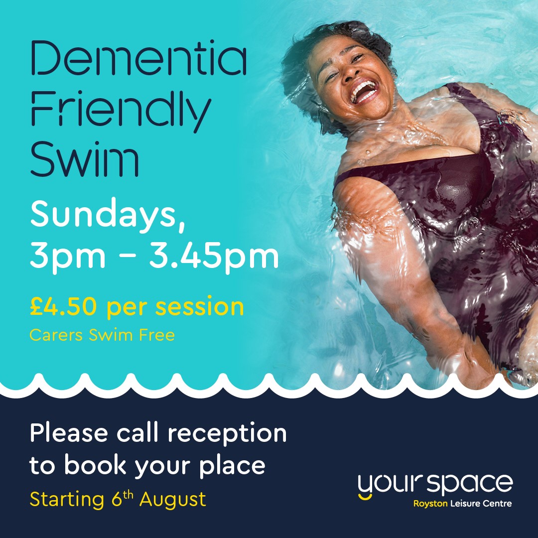 North East Area Team (@nebarnsley) on Twitter photo Dementia Friendly Swim sessions at Your Space Royston 🏊♀️
For more information please contact - 01226 722991
#Royston #swimming #healthandwellbeing #dementiafriendly <a href="/DementiaFriends/">Dementia Friends</a> Dementia Friendly Swim sessions at Your Space Royston 🏊♀️
For more information please contact - 01226 722991
#Royston #swimming #healthandwellbeing #dementiafriendly <a href="/DementiaFriends/">Dementia Friends</a>