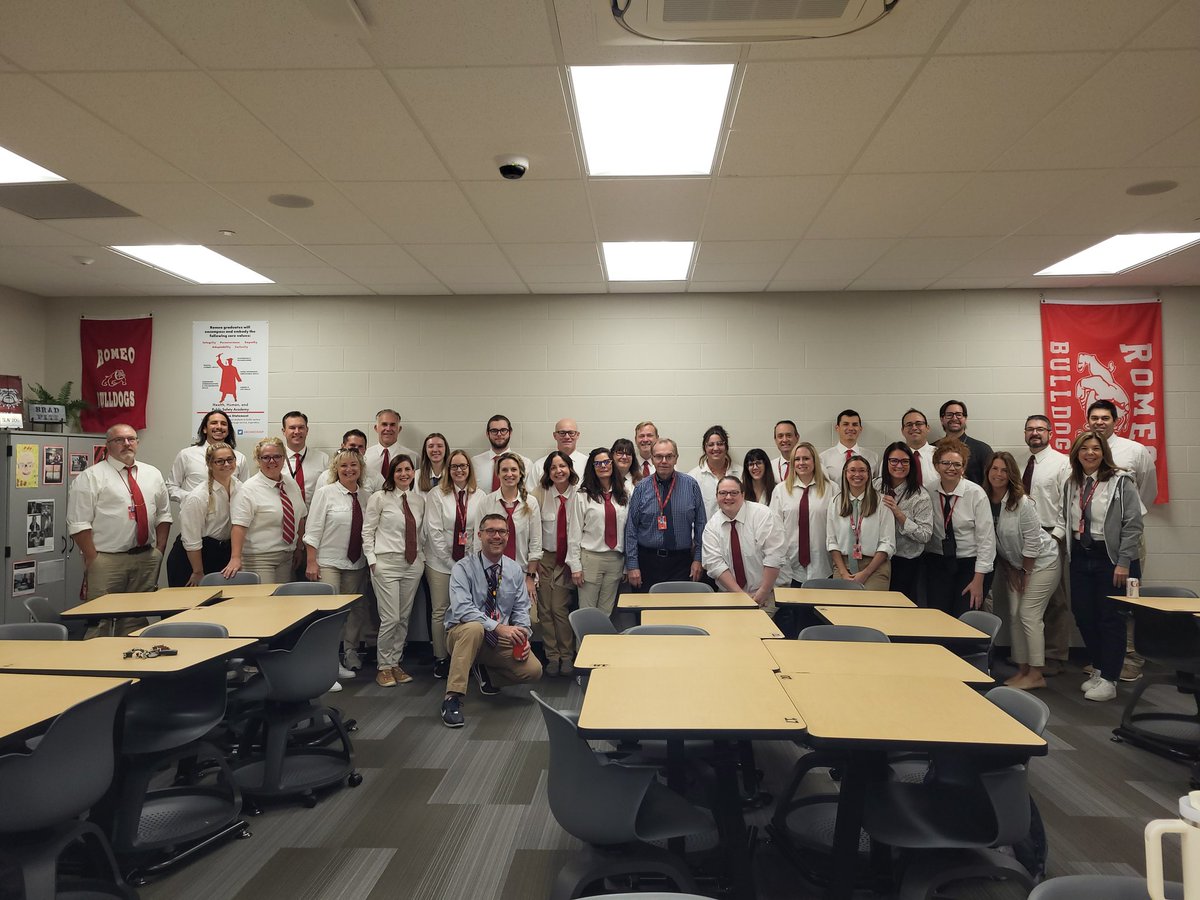 Health Human & Public Service Academy At Romeo (@romeohhp) on Twitter photo It's #TwinDay, so of course the staff dresses as <a href="/Slava12Agenda/">Erwin Slava</a>
#BeRomeo #ForeverABulldog #ChooseJoy It's #TwinDay, so of course the staff dresses as <a href="/Slava12Agenda/">Erwin Slava</a>
#BeRomeo #ForeverABulldog #ChooseJoy
