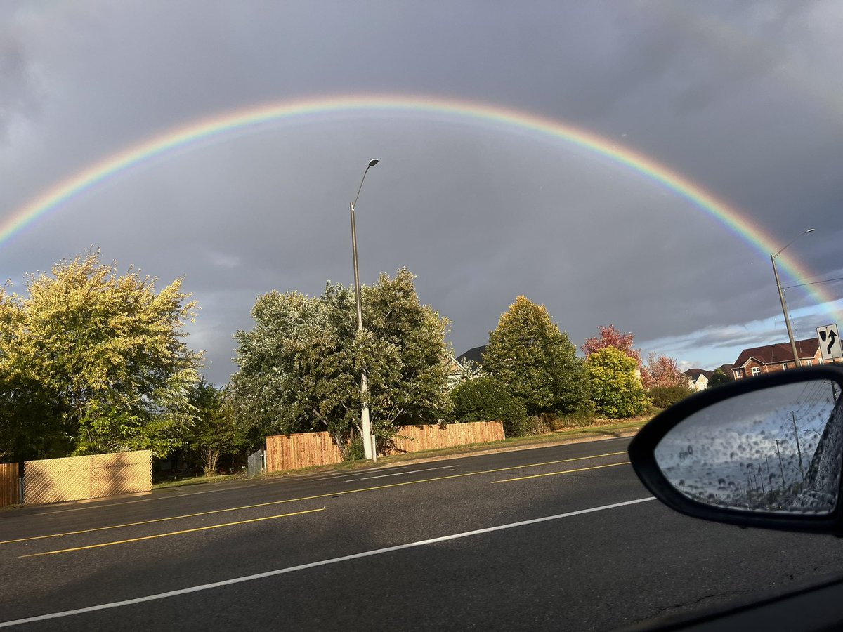 Closest double rainbow