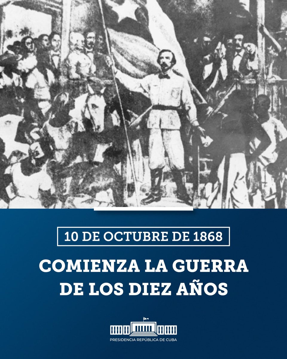 "¿Qué significa para nuestro pueblo el 10 de Octubre de 1868? ... Significa sencillamente el comienzo de cien años de lucha, el comienzo de la revolución en Cuba, porque en Cuba solo ha habido una revolución: la que comenzó Carlos Manuel de Céspedes el 10 de Octubre de 1868".