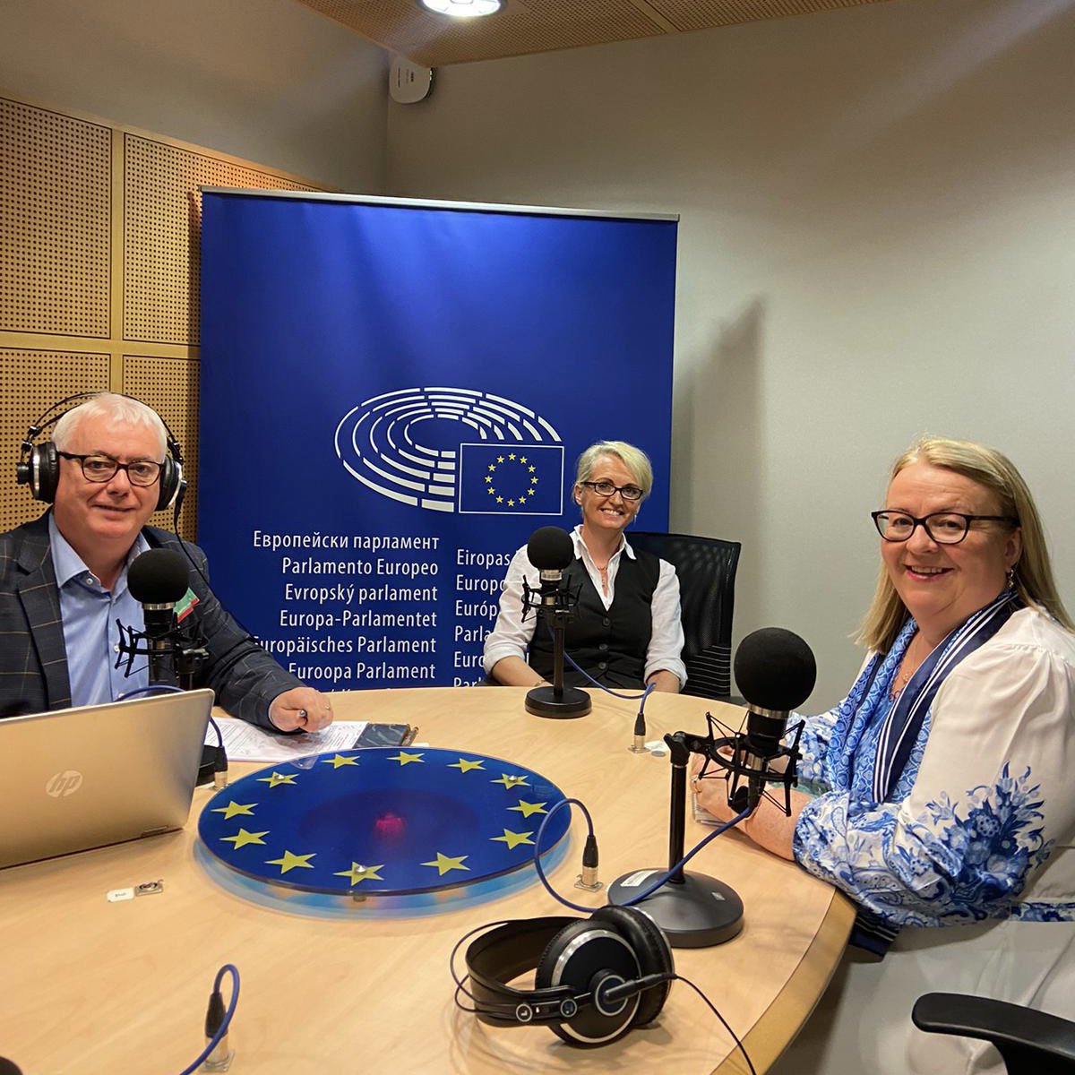 Thanks for having us on this morning @GalwayTalks @gbayfm @JohnMorleyNews to chat about the Dear PrEUdence: A Positive Headspace in the EU exhibition opening tonight at @Europarl_EN in Brussels. @CaitNoone @atu_ie