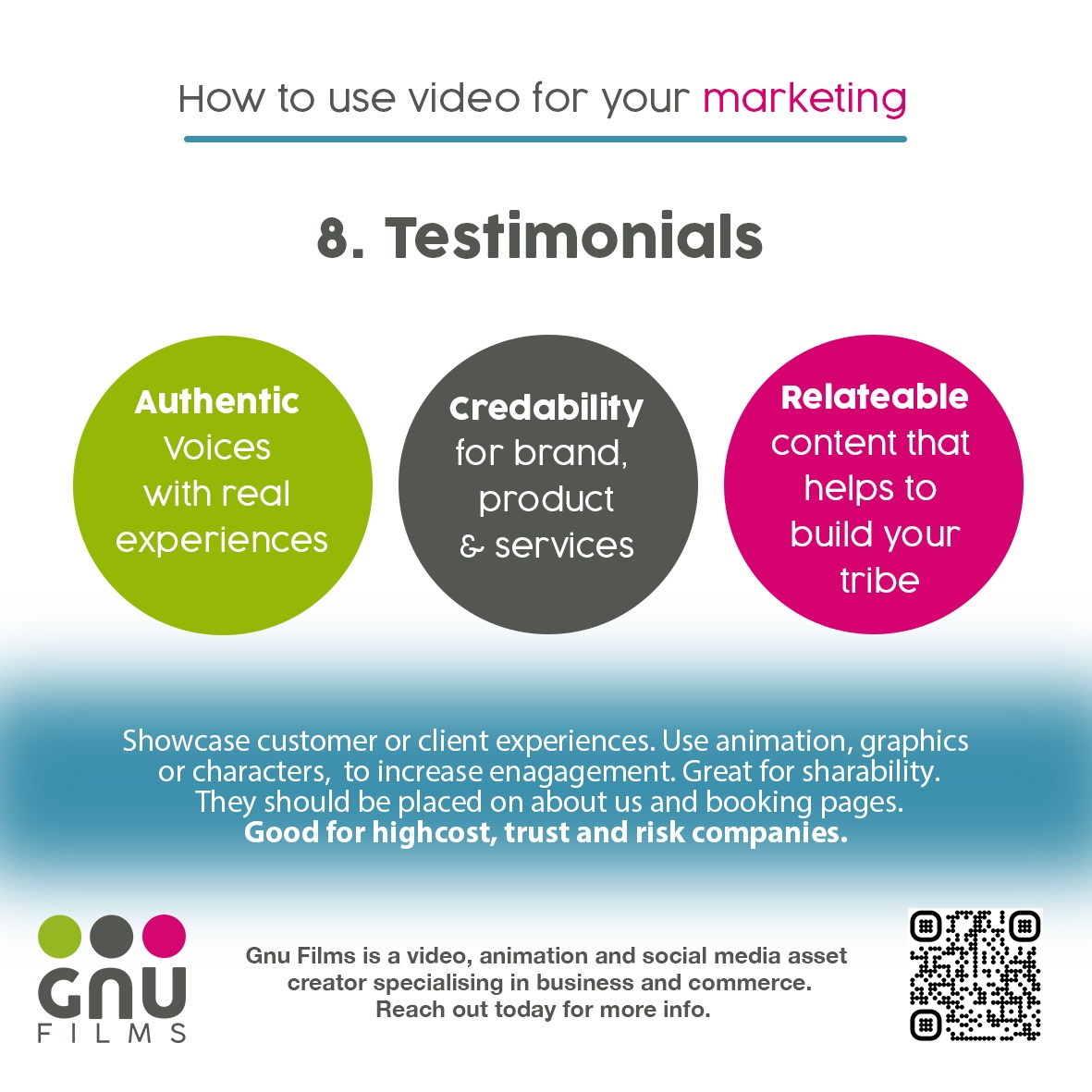 GnuFilmsltd's tweet image. Unlock the Power of Testimonial Videos! 🎥 Who should be using them and why? 🤔

#GnuFilms #TestimonialVideos #CustomerVoice #MarketingInsights  #VideoForBusiness #videoproduction 
#socialmediatips #financemarketing #solicitorsmarketing #marketingdigital  #marketing101'