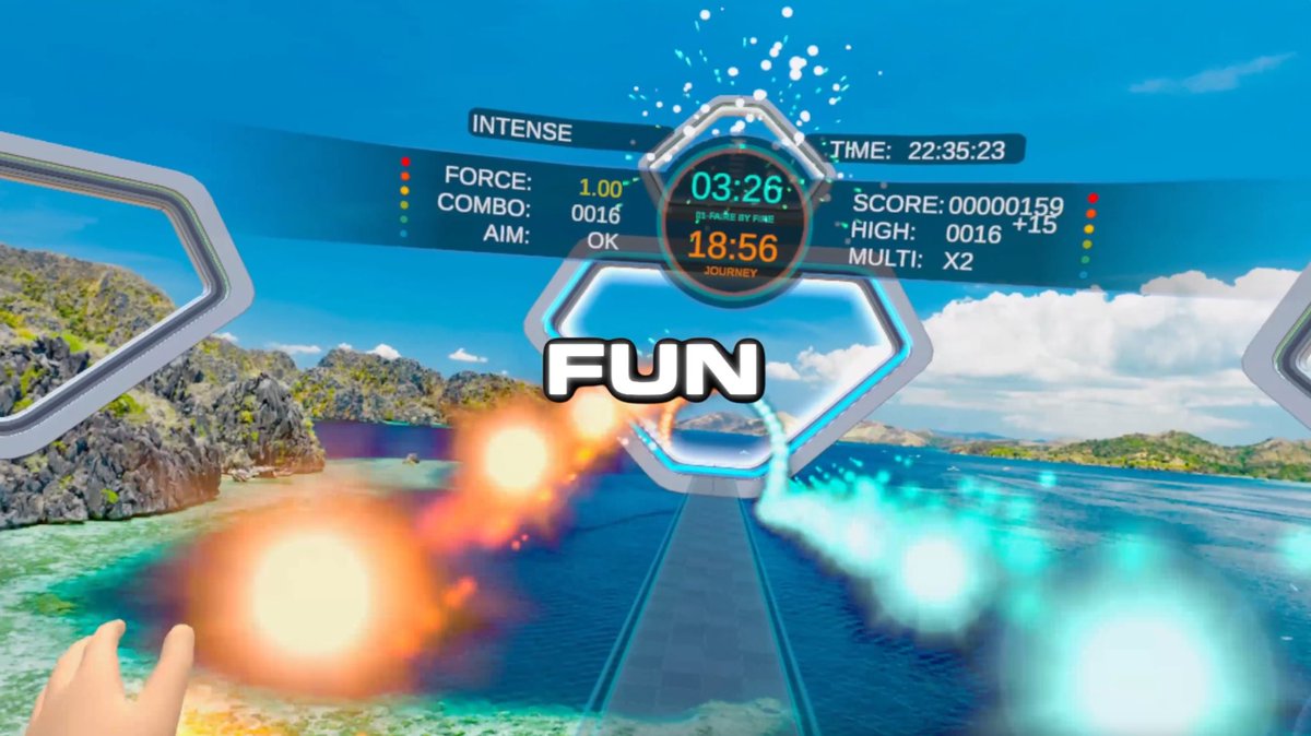 HitstreamVR's tweet photo. 1. Let the fun begin! #Hitstream is now live on the Meta Quest Store! #hitstreamvr #quest3 #vrfitness #wherewillyouexercisetoday #thechallengesurroundsyou https://t.co/Niv3YdjqG8