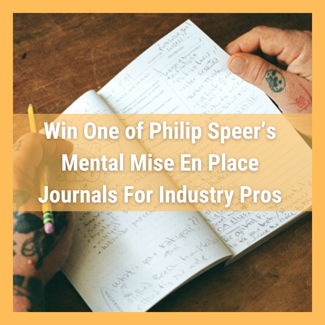 In honor of #WorldMentalHealth day, we're giving away 5 journals for free to registed members of Plate who are part of the industry. Enter Here: platem.ag/Journal23