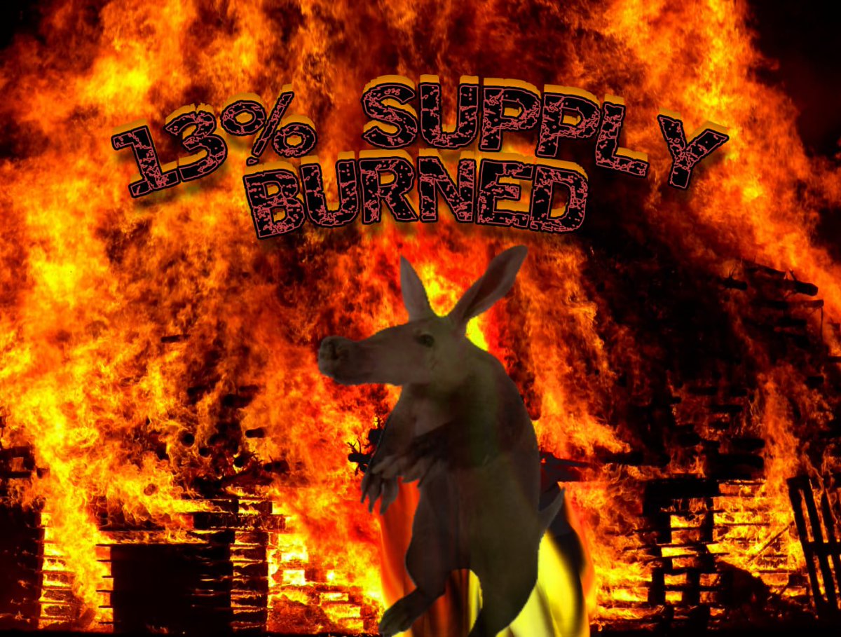 Playing with Fire.

Over the course of the last 24 hours we burned an additional 0.93% of our supply, rough current value at time of burn $10k.

Total $ARDVRK supply burned - 13% = $130k current value.

Burn 0.51%
etherscan.io/tx/0x2fcbae29c…

Burn 0.42%
etherscan.io/tx/0x6d4d17942…