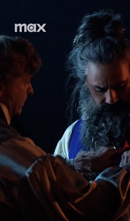 FineThingsShow's tweet image. Just popping in to say, yes, @elaynamae &amp;amp; @astralspock have seen the episodes &amp;amp; yes they are both LOOSING THEIR MINDS 🫠

Can’t fucking wait to share new eps with y’all after the #SAGAFTRA strike resolves. 

Till then, sob with us over this new still from our namesake moment 😭