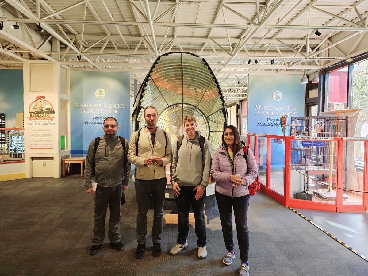atitaarora's tweet image. #museum tour at @MaritimeMuseum_  Halifax with #Search gang @jeg90 @AlexBenedetti #communityovercode