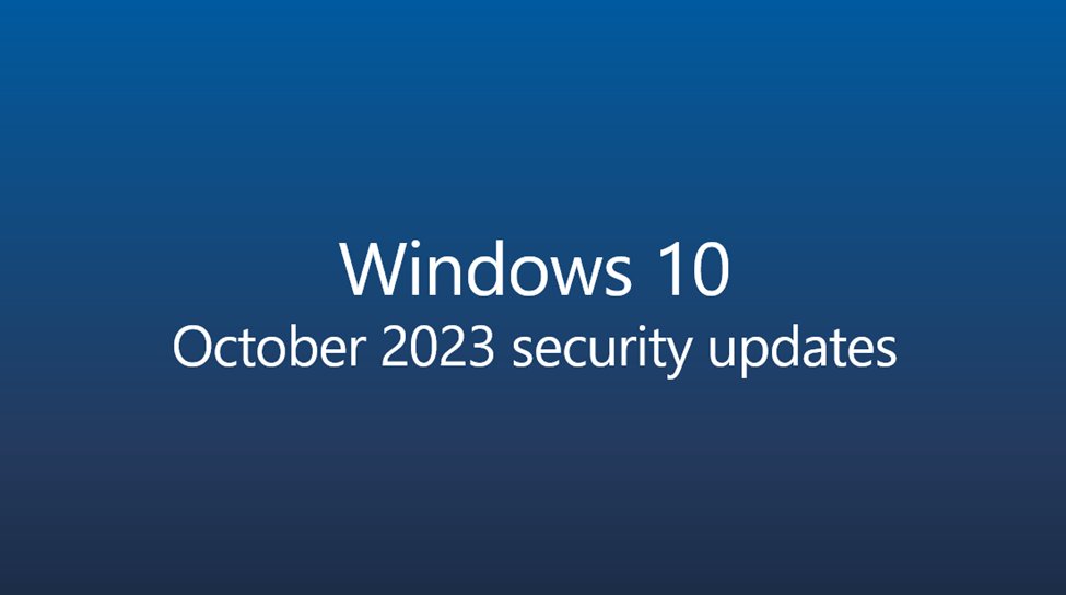 WindowsUpdate's tweet image. 🧵#Windows10 #PatchTuesday Thread (October 2023)