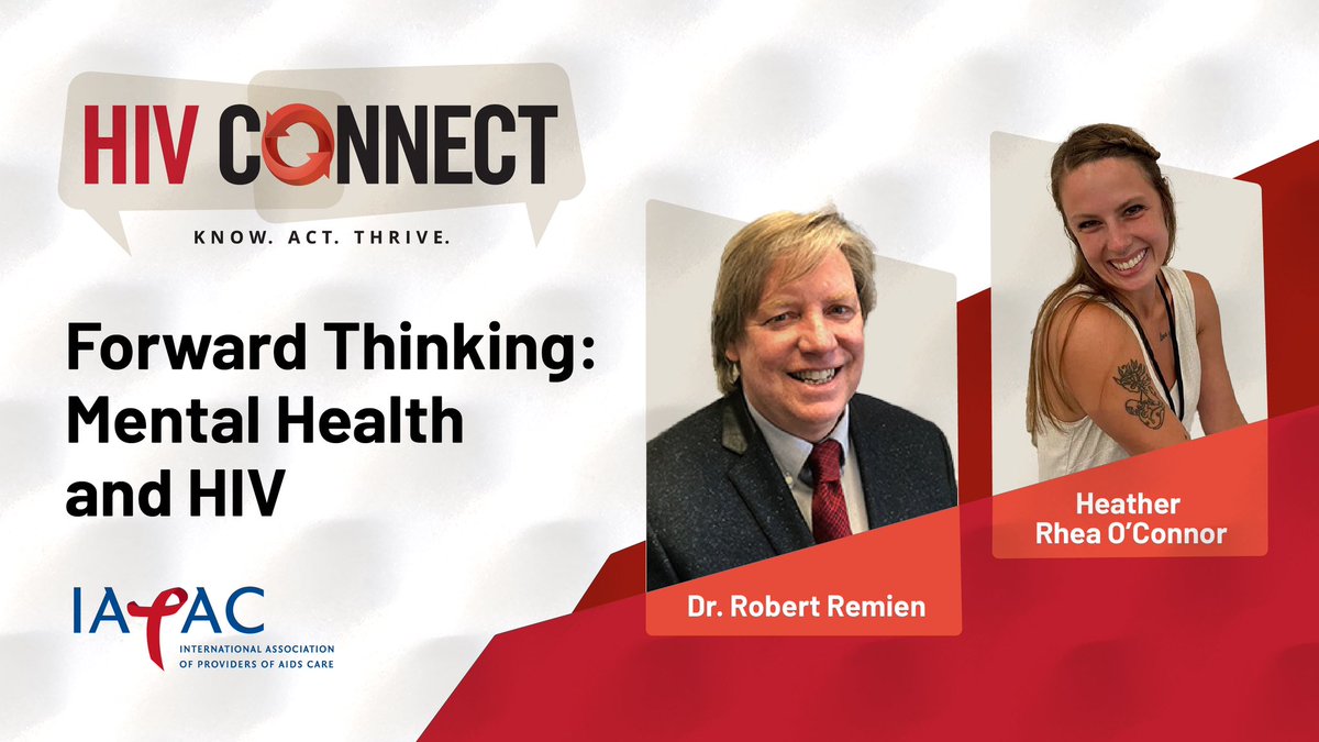 IAPAC's tweet photo. Take a few minutes on this #MentalHealthDay to view our #HIVConnect podcast, “Forward Thinking: Mental Health and #HIV.” https://t.co/bc8JxeoaLr https://t.co/fG4K6tH23O