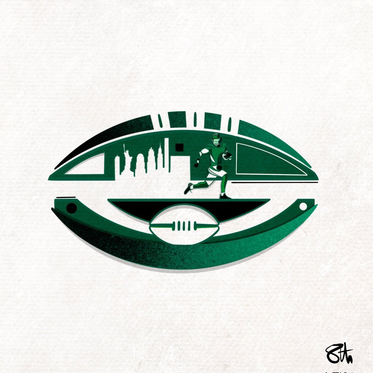 Now the NY JETS 🏉
Collection name : "Team8"
My art on NFL,MLB,NHL or Soccer logos.( soon available )

#NYJets