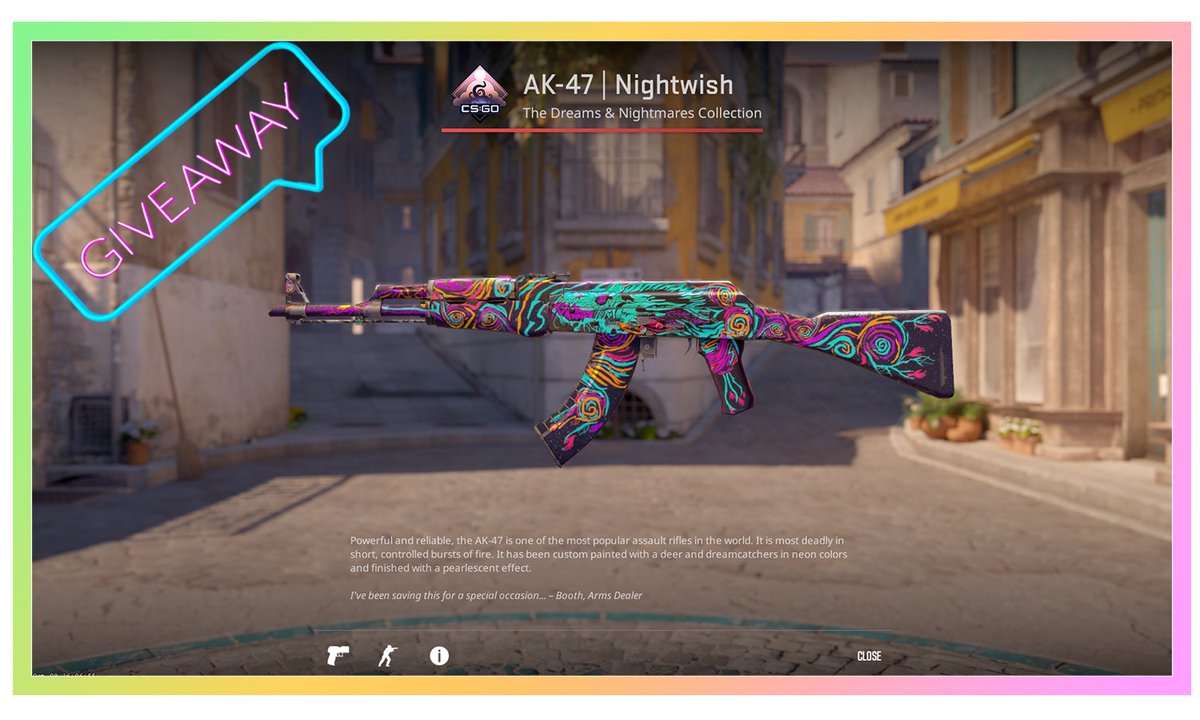🎁AK-47 Nightwish GIVEAWAY🎉
💰İtem Value $25

➡️ TO ENTER:

✅ Follow Me &amp; <a href="/Mr_BigSpin/">mrBigSpin</a>
✅ Tag 1 friend
✅ Retweet

⏰Giveaway ends in 3 days!
#CSGO #CSGOGiveaway #Giveaways #CS2