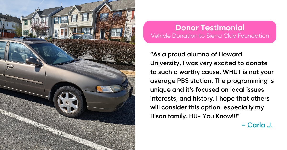 charitableauto's tweet image. Every Vehicle Counts! Carla's generous donation to @whuttv  is a shining example of how a simple act can make a huge impact. Join Carla in making a difference today! ecs.page.link/JEPNv

#Cartober2023 #CARS4Good #WHUT