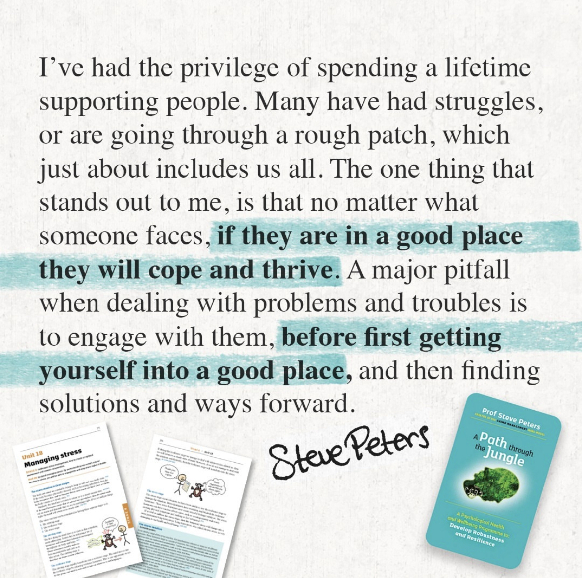 Chimp Management | Prof Steve Peters tweet media