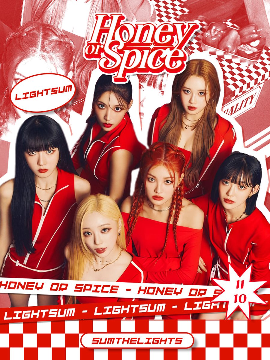 ⠀⠀
After what felt like ages, the lovely girls have gifted us with their second mini album of this sunny season. Allow us to present to you, the sweet and sassy melodies of ‘𝗛𝗼𝗻𝗲𝘆 𝗼𝗿 𝗦𝗽𝗶𝗰𝗲’ by 𝗟𝗜𝗚𝗛𝗧𝗦𝗨𝗠! ★
⠀⠀